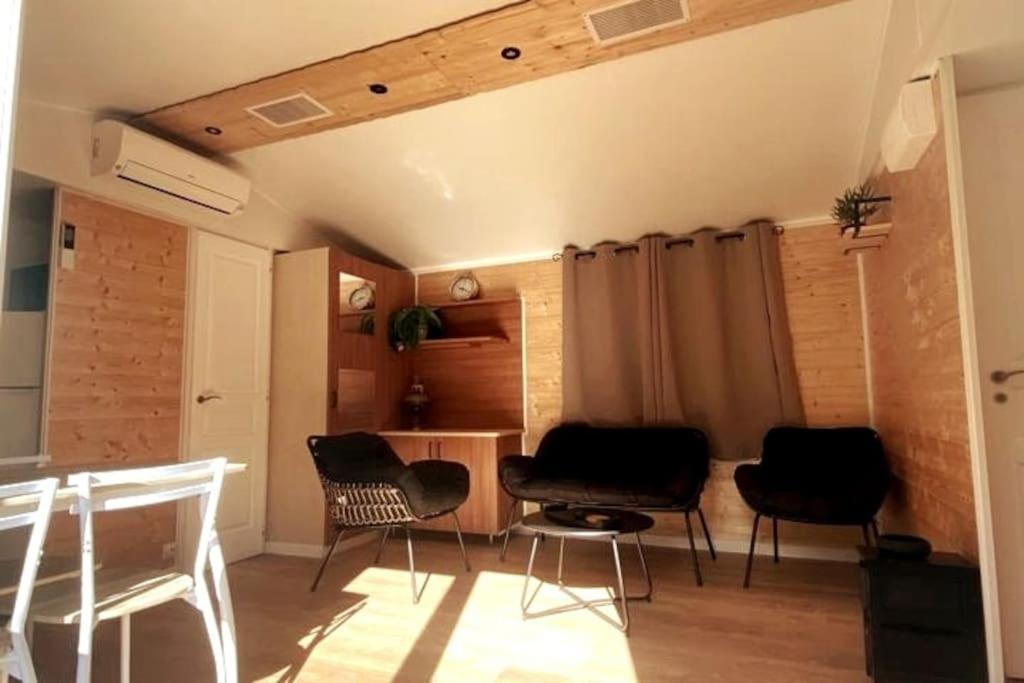 Mobil Home De Patricia Et Franck A 西让 外观 照片