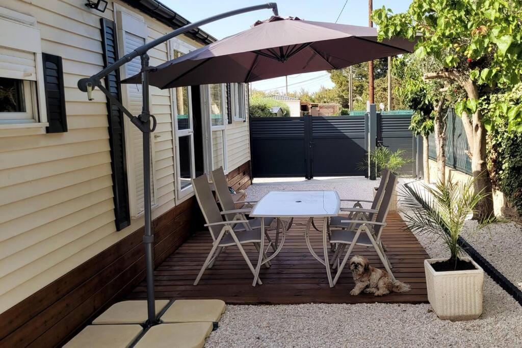 Mobil Home De Patricia Et Franck A 西让 外观 照片