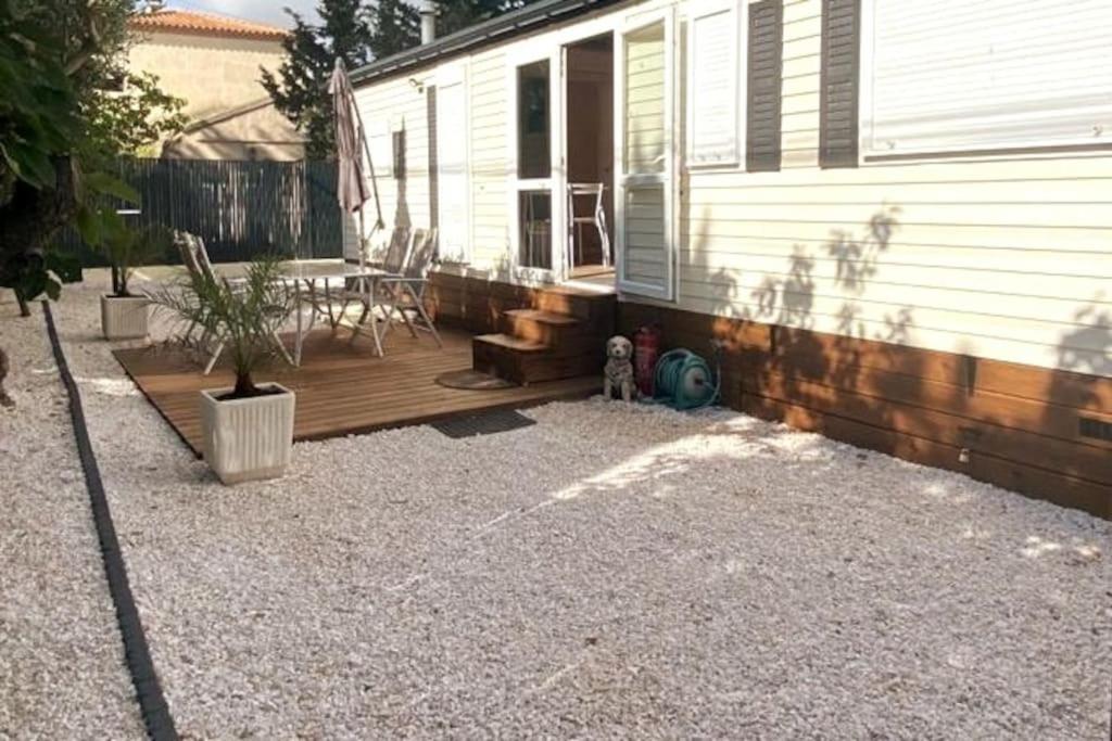 Mobil Home De Patricia Et Franck A 西让 外观 照片